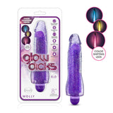 Molly Glitter Realistic Vibrator with Multi-Speed Pink Glow > Vibrators > Realistic Vibrators - Tophatter Daily Deals