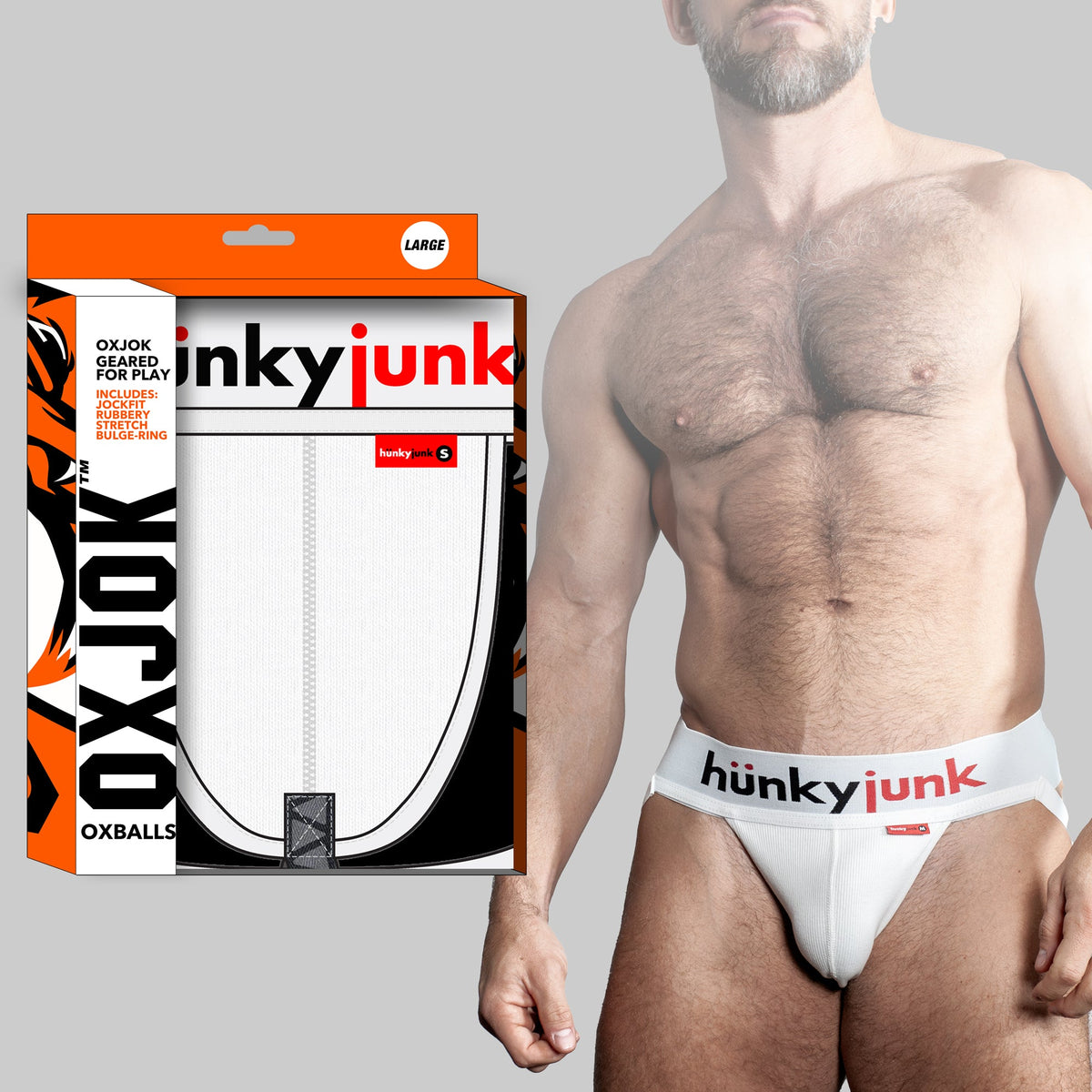 Oxballs Hunker Slider Strap Jock (White Snow) – Strap Jock > Clothes > Jockstraps - Tophatter Daily Deals