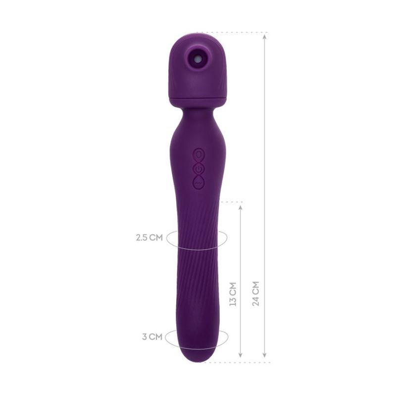 JOS Kisom 2 In 1 Wand Stimulator with 10 Vibration Modes > Sex Toys > Massage Wands - Tophatter Daily Deals
