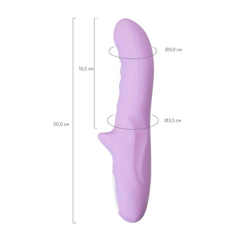 JOS Merry Gor Rotating Shaft Vibrator Violet 20.7cm > Vibrators > Standard Vibrators - Tophatter Daily Deals