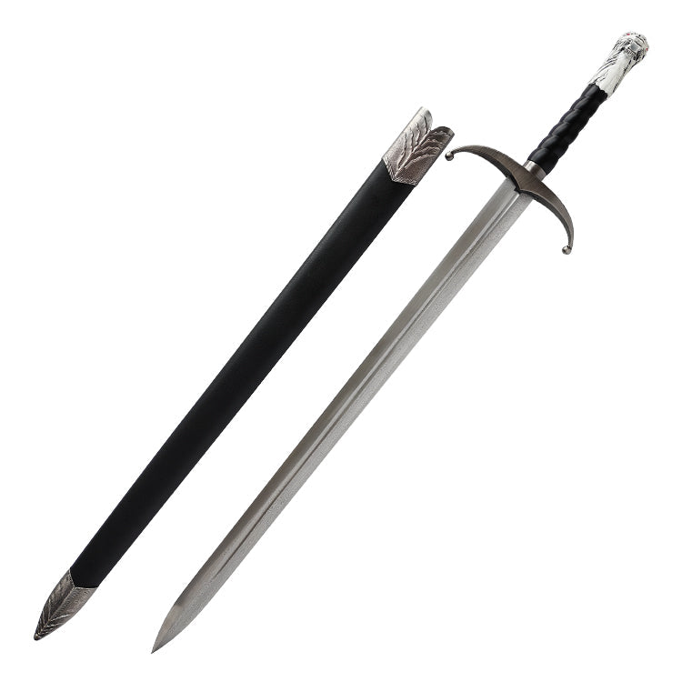 The Bastard Snow's Sword - Hand Forged Folded Steel (Damascus) Sword - Tophatter Daily Deals