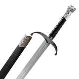 The Bastard Snow's Sword - Hand Forged Folded Steel (Damascus) Sword - Tophatter Daily Deals