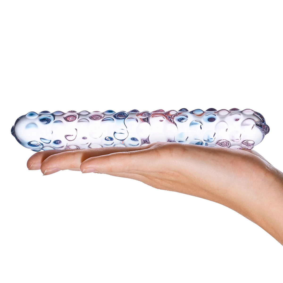 Purple Rose Nubby Glass Dildo 7 Inch Spiraled Pleasure Toy > Glass > Dildos - Tophatter Daily Deals