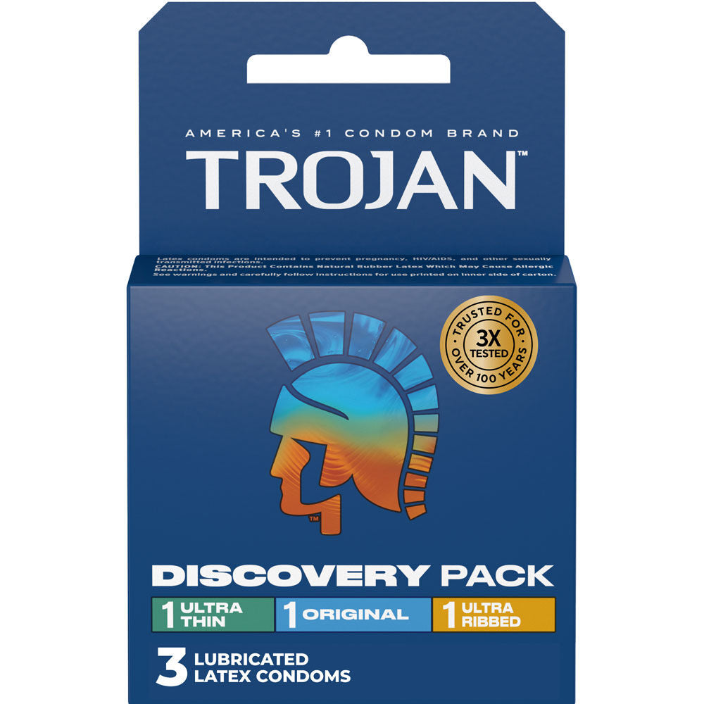 Trojan Discovery Pack 3 Count – Condom Pack > Essentials > Condoms - Tophatter Daily Deals