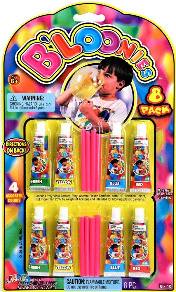 B'loonies Plastic Balloon Variety 8 Tubes. - Tophatter Daily Deals