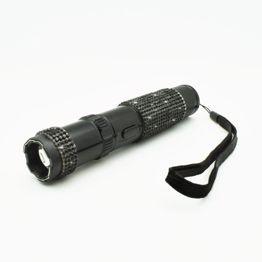 RhineStun 75,000,000* Stun Flashlight Black Stun Flashlight - Tophatter Daily Deals