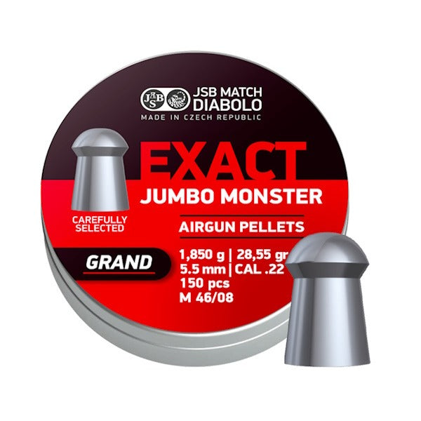 JSB DIABLO MONSTER GRAND 5.5MM - 28.55GR 150'S - Tophatter's Army Deals BULLETS - Tophatter Daily Deals