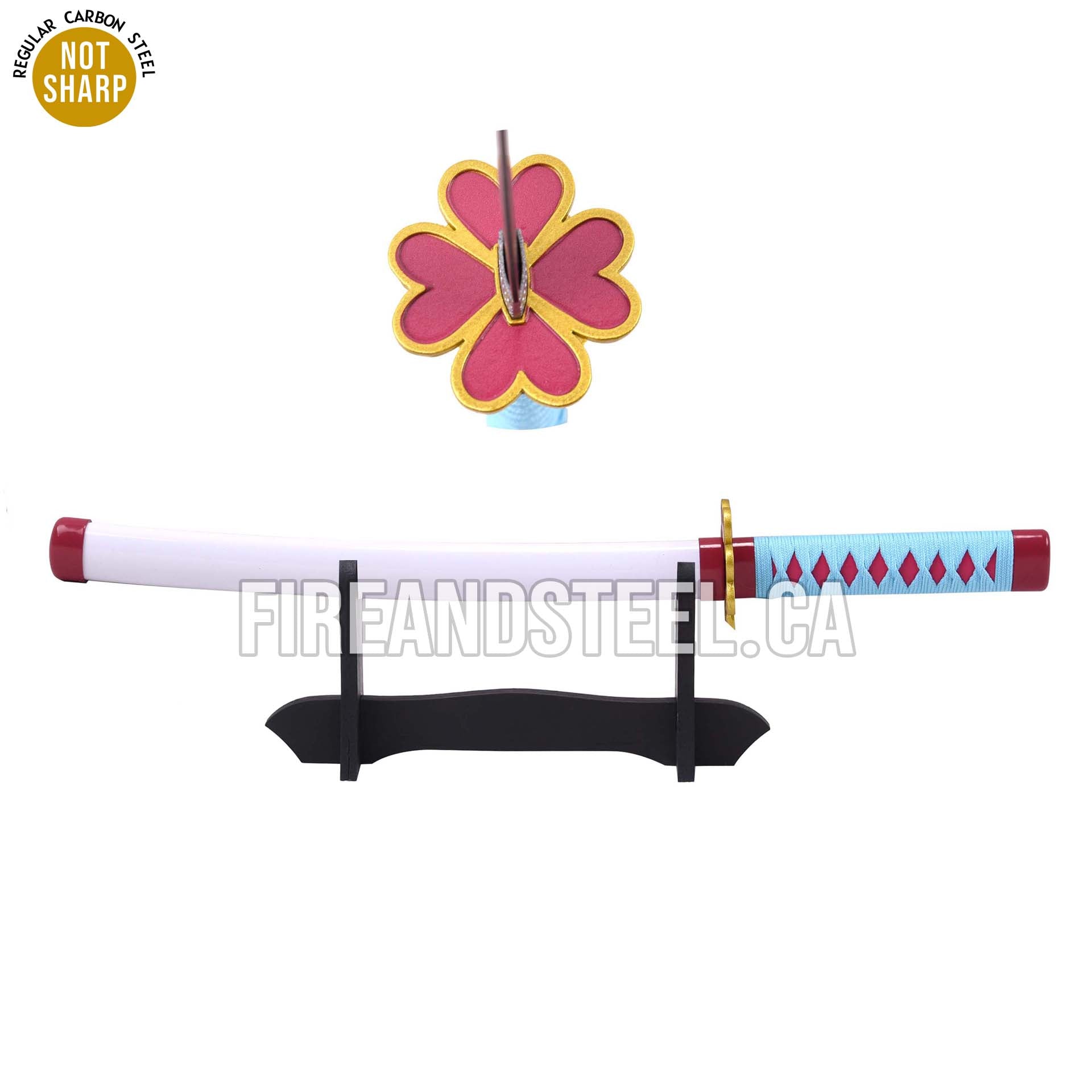 Mitsuri Kanroji's Pink Nichirin Miniature Katana Anime Sword - Tophatter Daily Deals