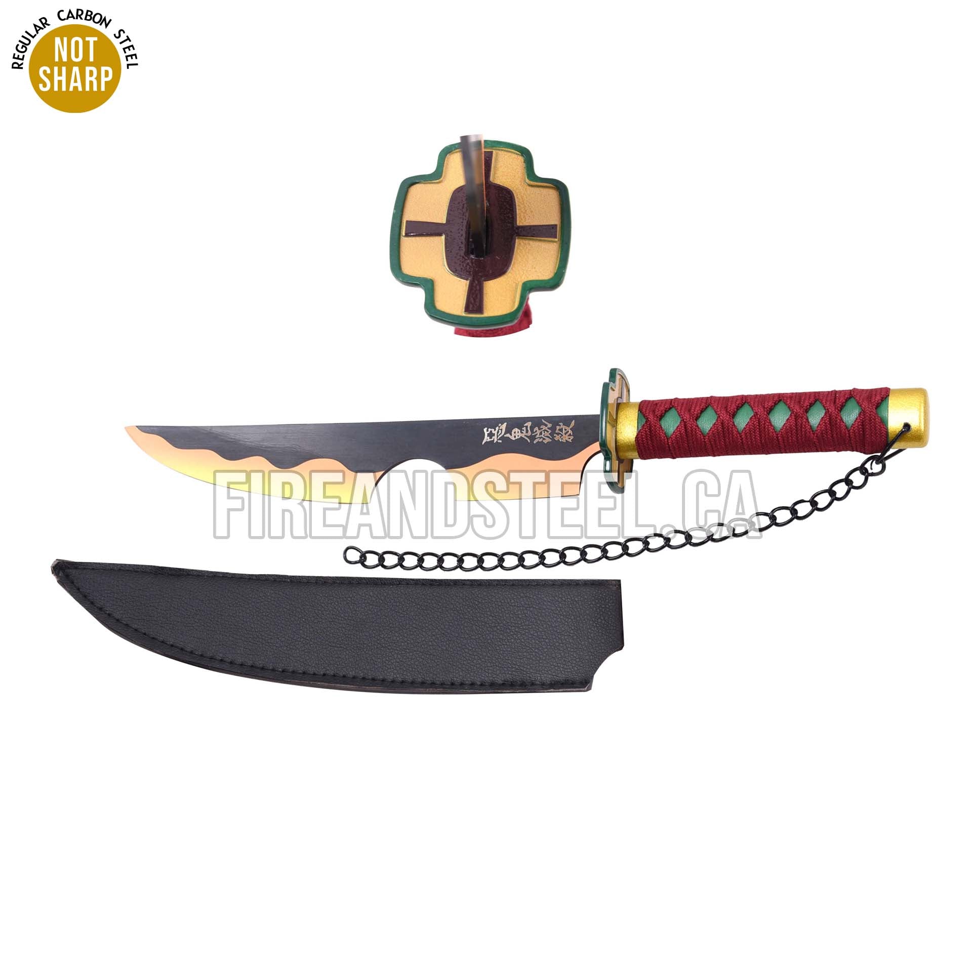 Tengen Uzui's Dual Nichirin Miniature Swords Individual Sword Anime Sword - Tophatter Daily Deals