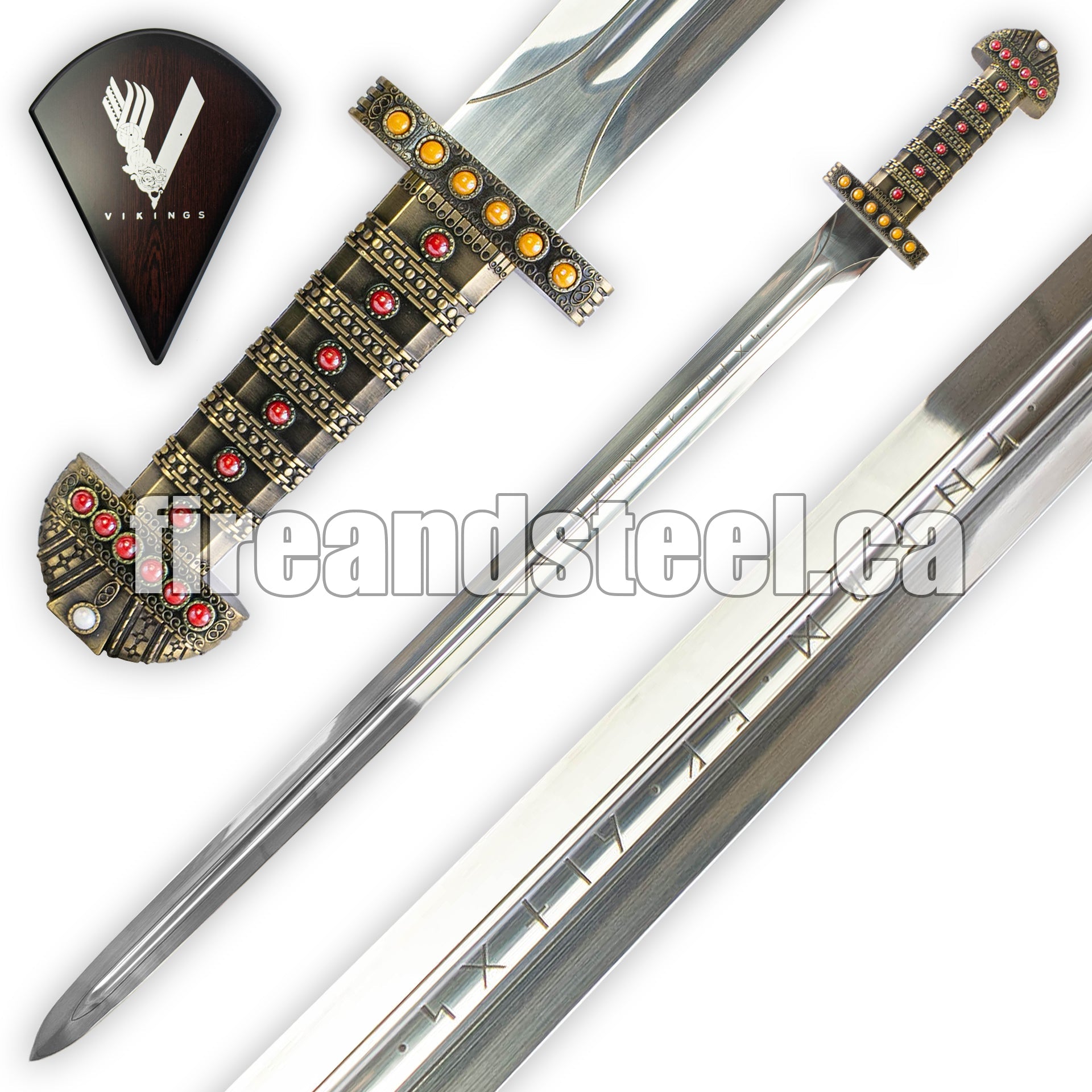 Ragnar Lothbrok and Lagertha's Sword of Kings TV Show Sword - Tophatter Daily Deals