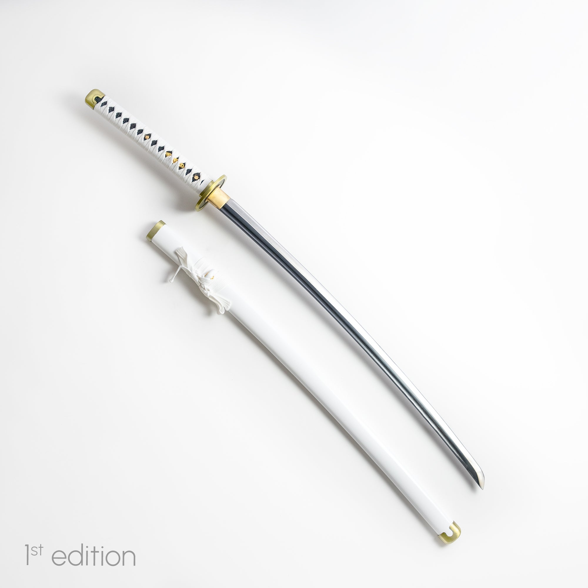 Roronoa Zoro's "Meitou; Wado Ichimonji" Katana (Battle Ready) 1st Edition Anime Sword - Tophatter Daily Deals