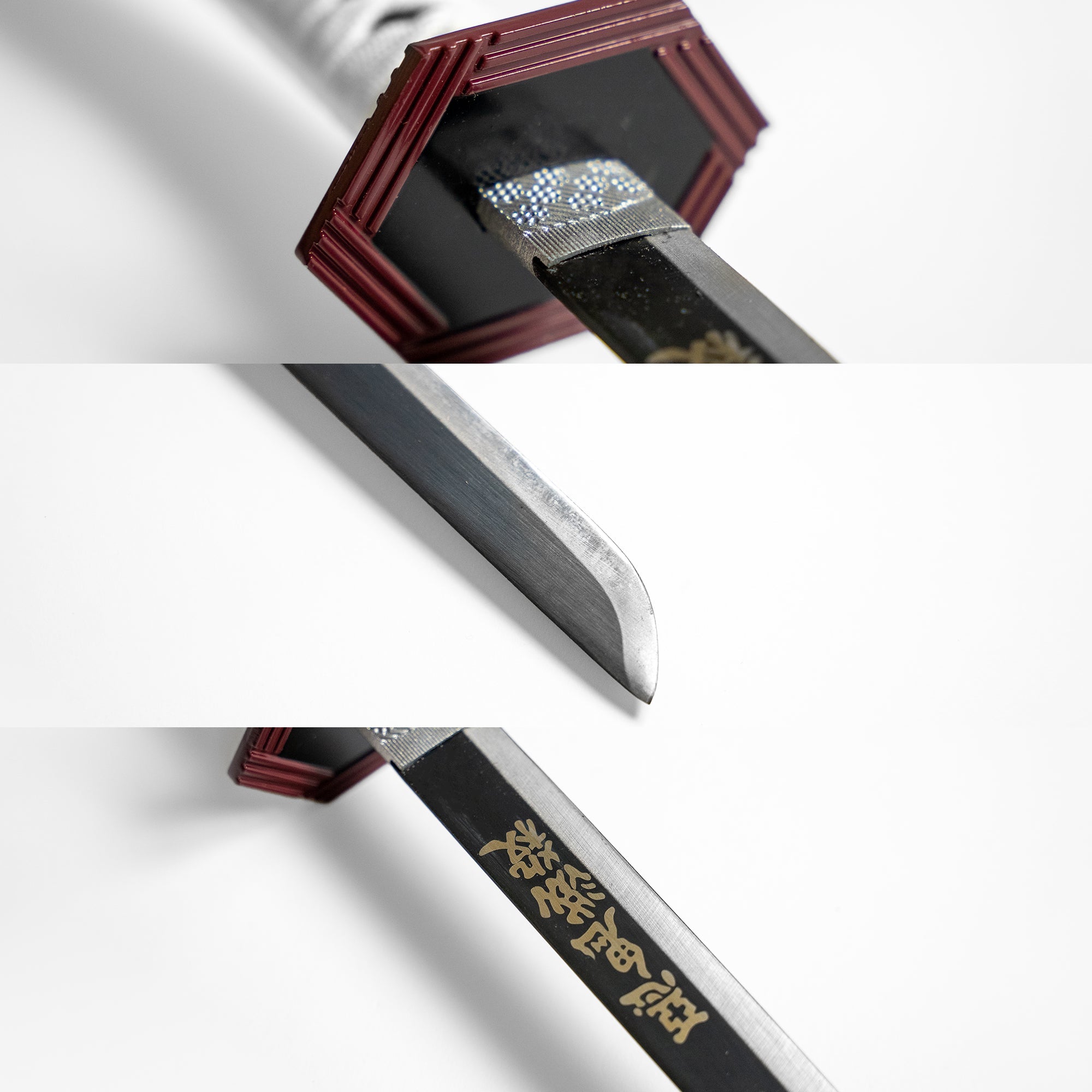 Giyu Tomioka's Blue Nichirin Katana Black Blade Anime Sword - Tophatter Daily Deals