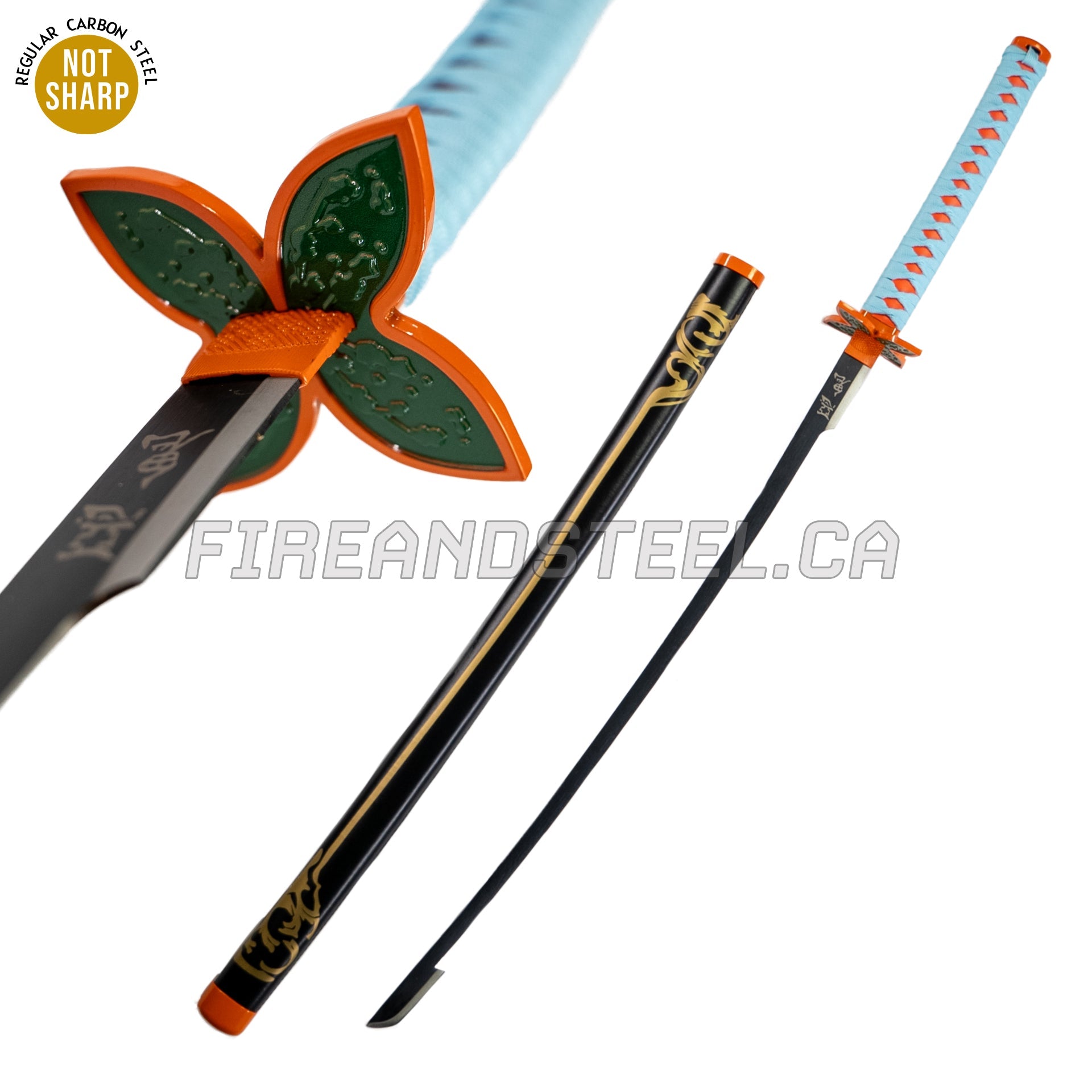 Shinobu Kocho's Lavender-Blue Nichirin Katana 1st Edition Anime Sword - Tophatter Daily Deals