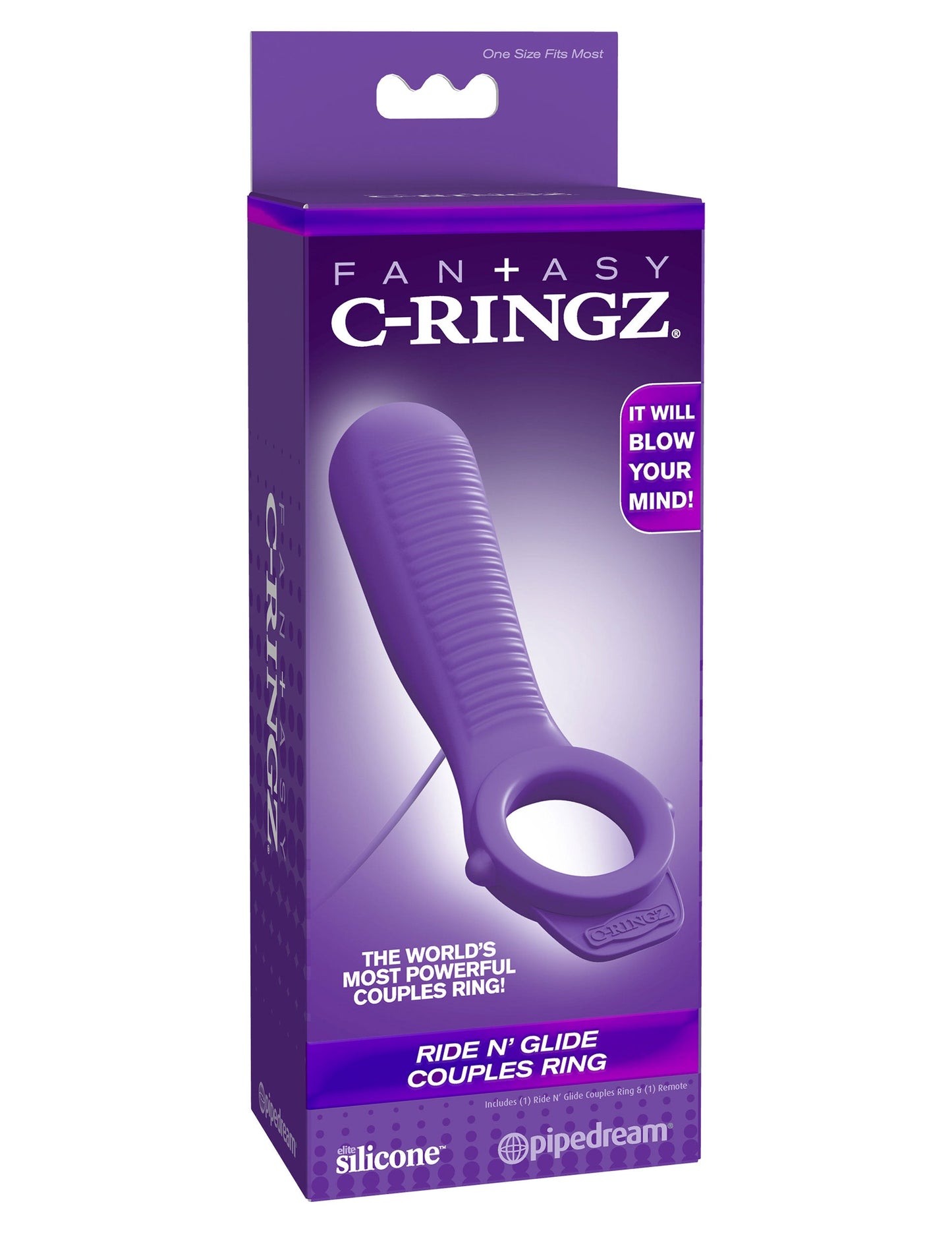 Fantasy C-Ringz Ride N Glide Couples Ring – Silicone Vibrating Couples Ring > Sex Toys > Couples Toys - Tophatter Daily Deals
