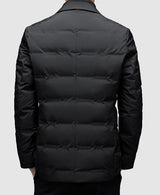 Warm and Structured Men's Parka Jacket – Tailored, Quilted, for Winter - Tophatter Daily Deals