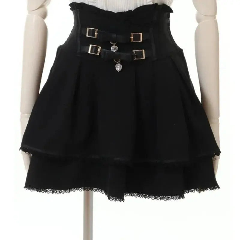 Japan Style High Waist Pleated Mini Skirts Bow Knot Design Mini Skirts Kawaii Slim Fit A-line Skirts Pink Lace Skirts For Women - Tophatter Daily Deals