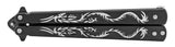 Japanese Dragon Butterfly Knife Aluminum Balisong (Riveted) - asst. Knife-Balisong - Tophatter Daily Deals