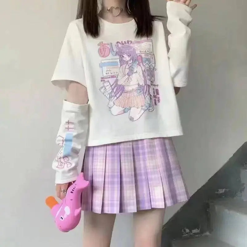 Japanese Streetwear E Girl Anime - Tophatter Daily Deals