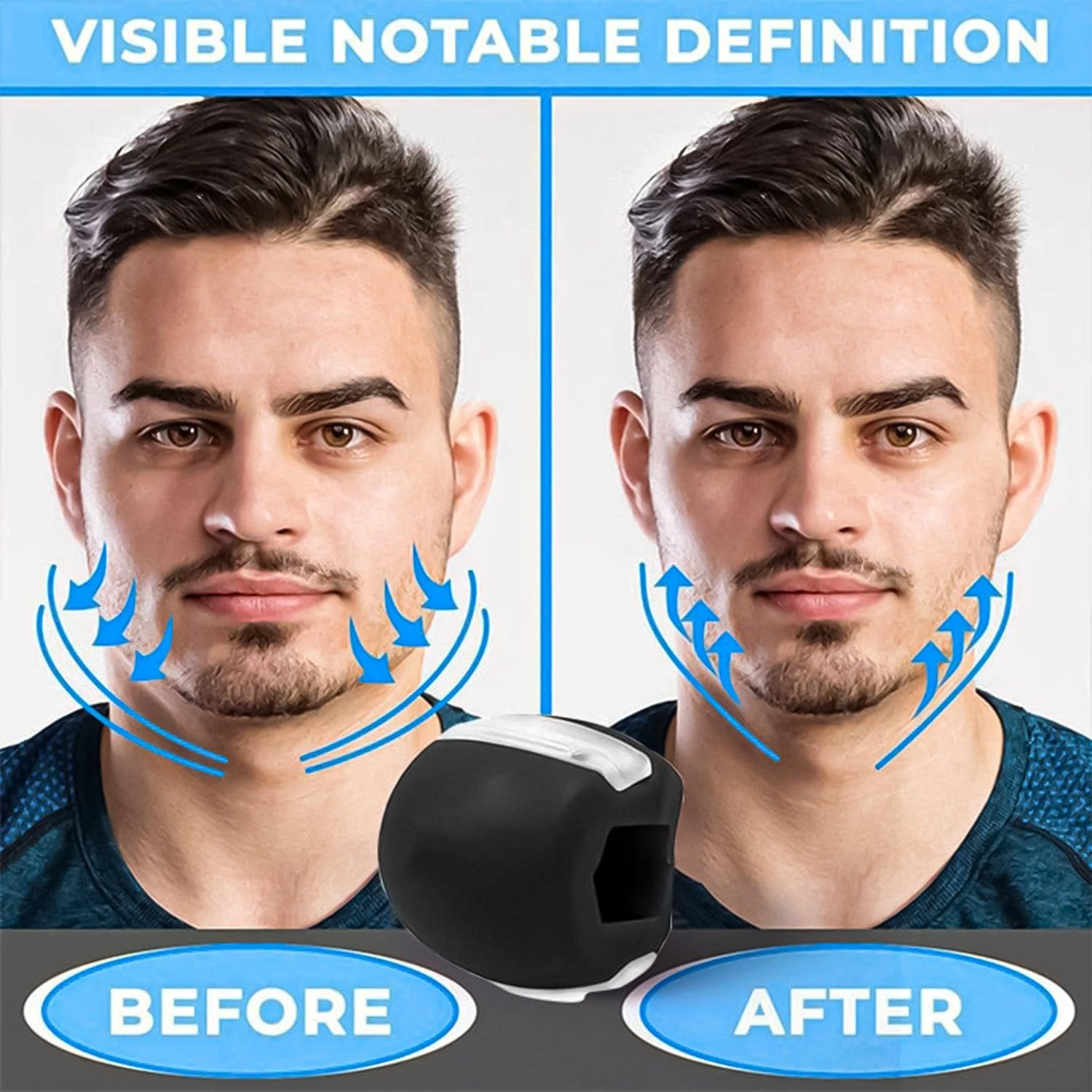 Jawline Workout Tool - Jaw Trainer Silica Gel Jaw Line Jaw Exerciser Face Neck Mouth Toning Jawrsize Training Ball Personal Care - Tophatter Daily Deals