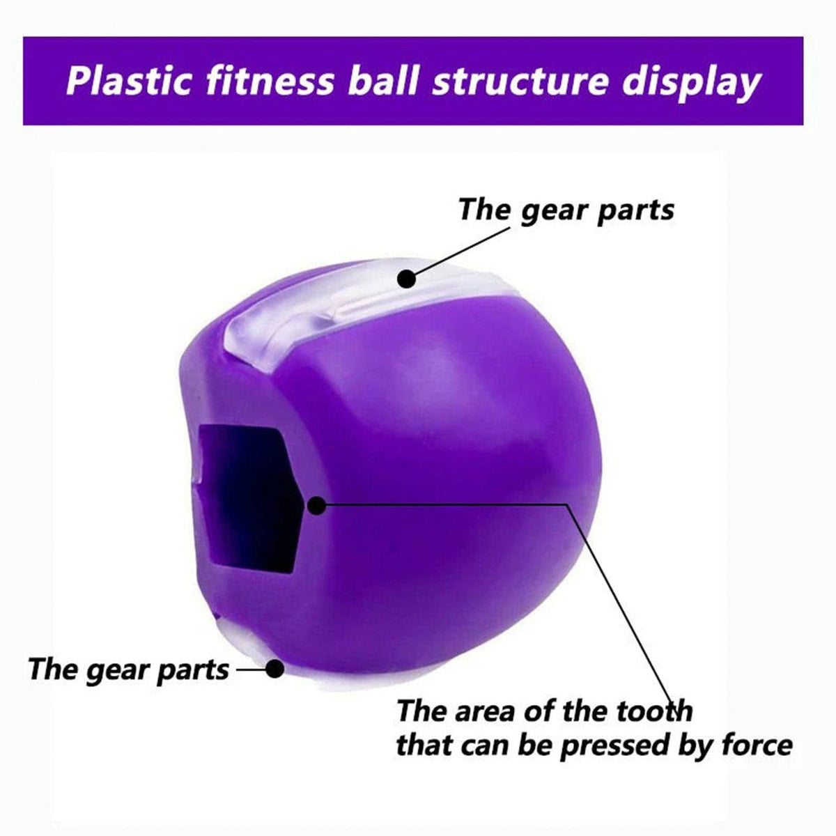 Jawline Workout Tool - Jaw Trainer Silica Gel Jaw Line Jaw Exerciser Face Neck Mouth Toning Jawrsize Training Ball Personal Care - Tophatter Daily Deals