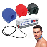 Jawline Exercise Ball - Jaw Exerciser 3 Pack with 3 Strengths Jawline Toner for Men and Women with Necklace and Storage Containers Hot Sale - Tophatter Daily Deals