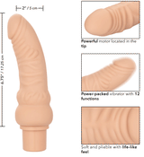 Power Stud Curvy Vibrator Ivory Flexible Silicone 12 Vibration Functions Waterproof > Vibrators > Realistic Vibrators - Tophatter Daily Deals