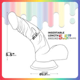 Jellido 14cm Curved Dildo Clear Realistic Pleasure Device > Dildos > Slim Dildos - Tophatter Daily Deals