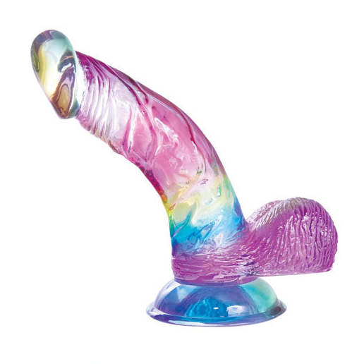Jellido 14cm Curved Dildo Clear Realistic Pleasure Device > Dildos > Slim Dildos - Tophatter Daily Deals