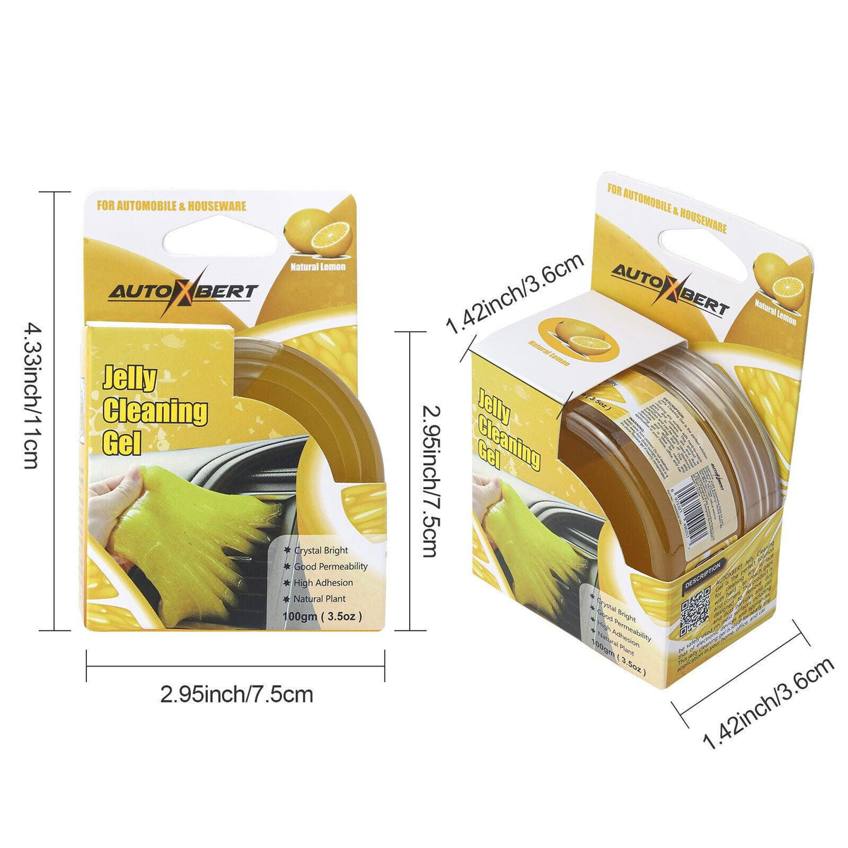 Professional Car Interior Cleaner - Cleaning Gel for Car Cleaning Putty Auto Detailing Gel Car Interior Dust AUTOXBERT Car Accessories - Tophatter Daily Deals