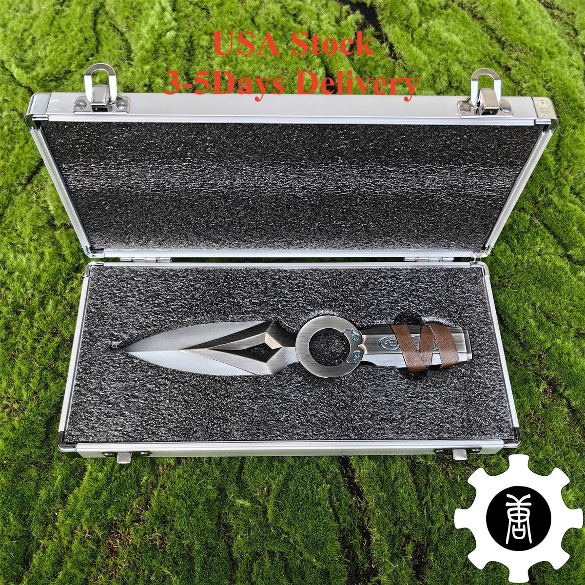 Jett Throwing Knife Metal Replica USA Only Jett Knife & Aluminum Box - Tophatter Daily Deals