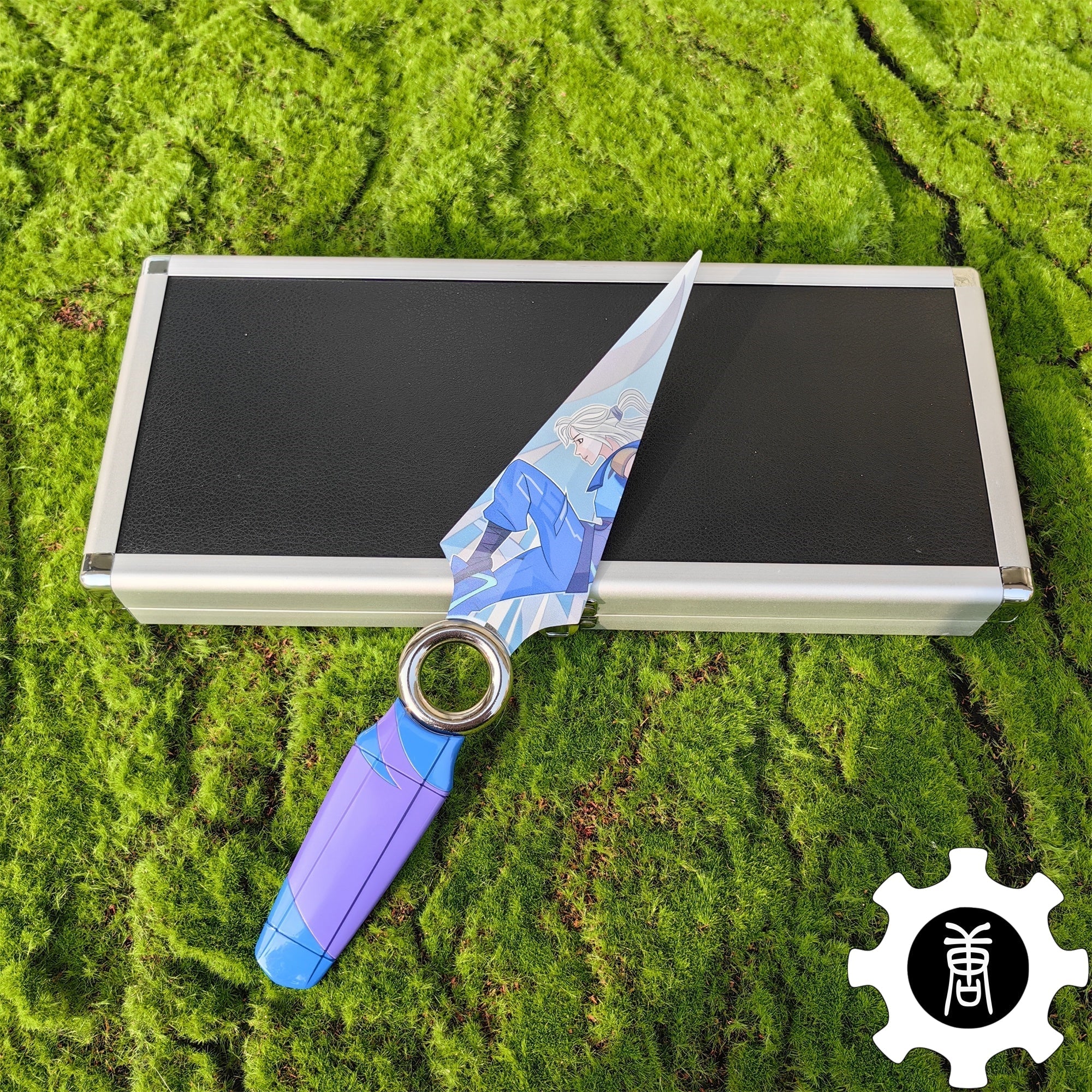 Go Volume No 1 Knife Jett Kunai Life Size Blunt Metal Replica Jett & Aluminum Box - Tophatter Daily Deals