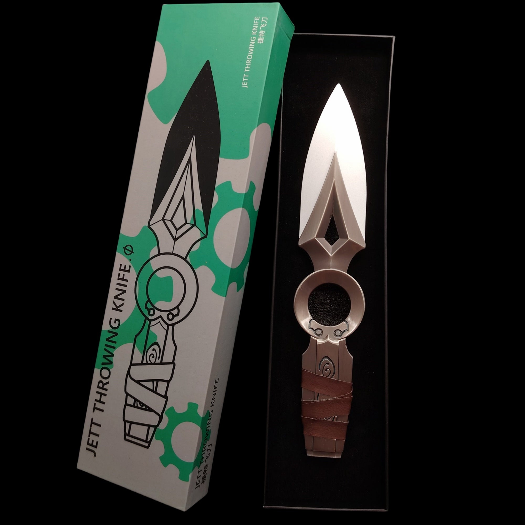 Jett Kunai Metal Jett Throwing Knife Life Size Blunt Blade Replica - Tophatter Daily Deals