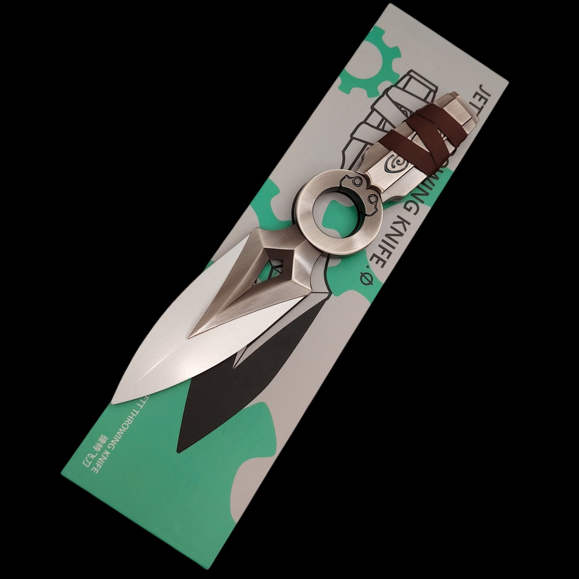 Jett Kunai Metal Jett Throwing Knife Life Size Blunt Blade Replica - Tophatter Daily Deals