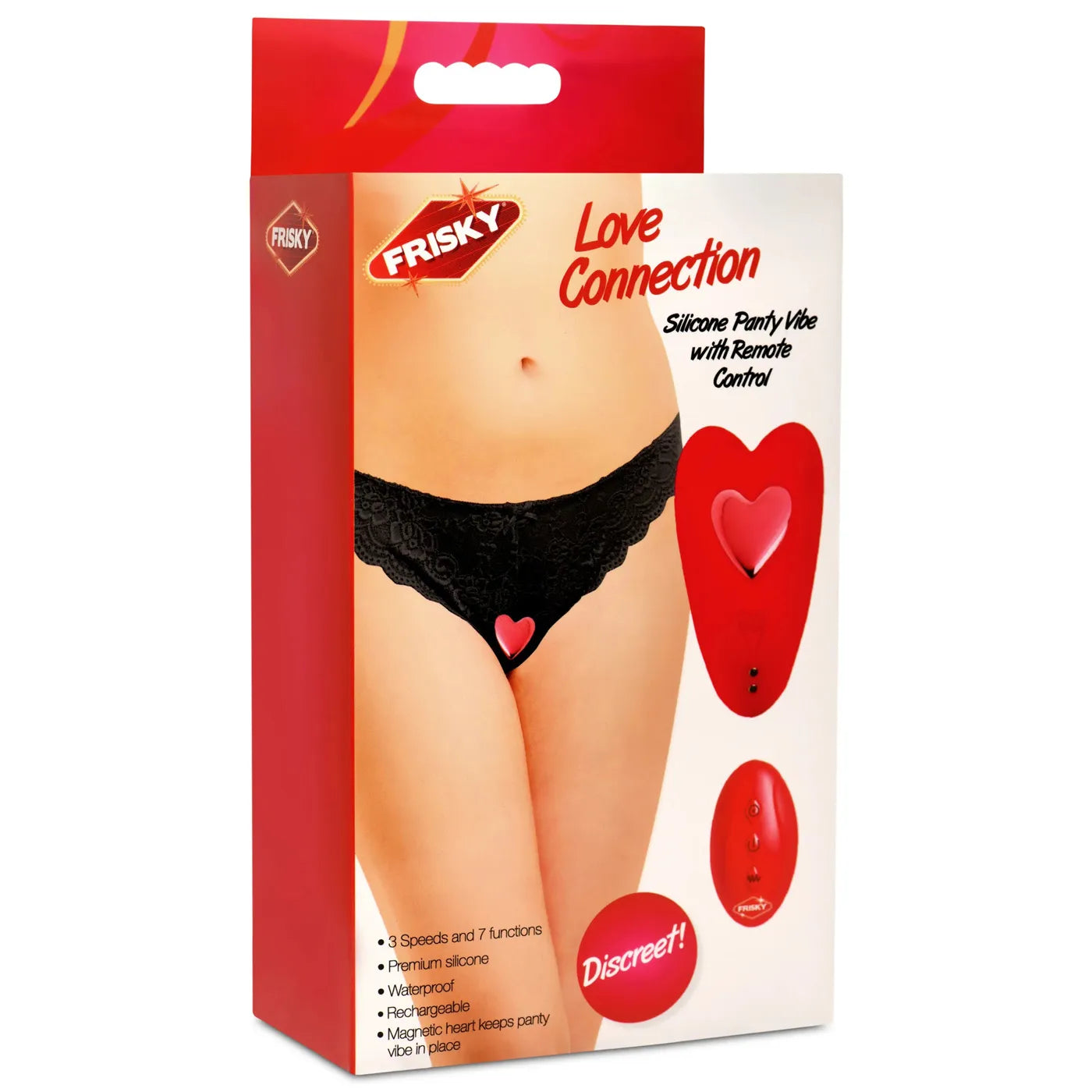 Love Connection Silicone Panty Vibe (Red) – Remote-Controlled Panty Vibrator > Sex Toys For Ladies > Panty Vibes - Tophatter Daily Deals