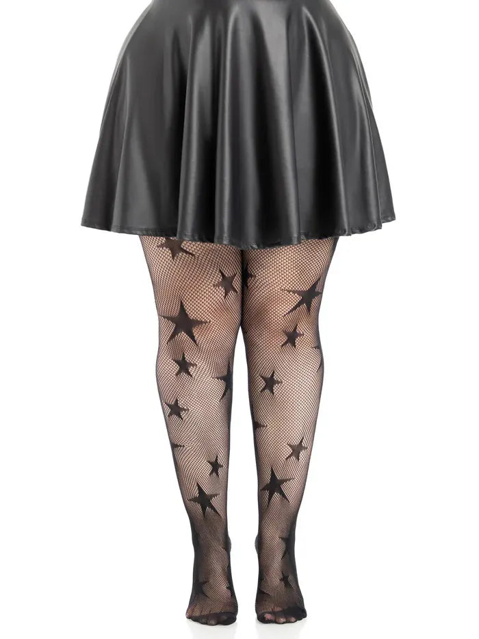 Star Net Tights – Nylon Spandex Tights > Clothes > Hosiery > Pantyhose & Tights - Tophatter Daily Deals