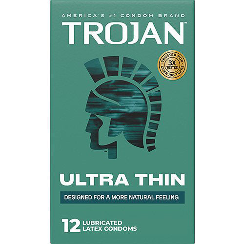 Trojan Sensitivity Ultra Thin Lubricated Condoms - 12 Pack > Essentials > Condoms - Tophatter Daily Deals