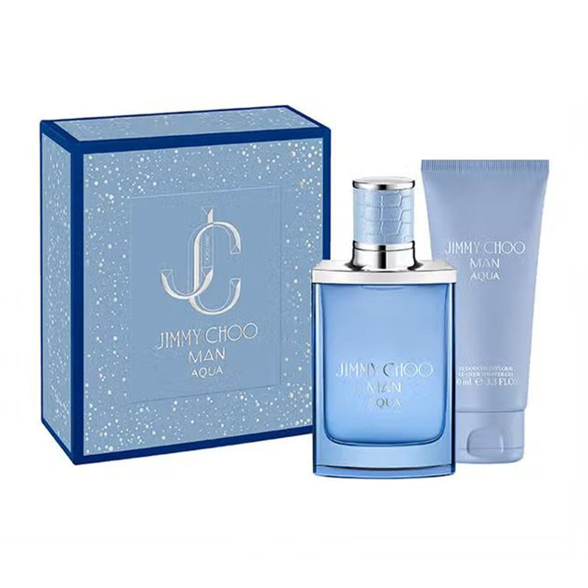 Jimmy Choo Man Aqua Eau De Toilette 50ml & Shower Gel 100ml Gift Set - Tophatter Daily Deals
