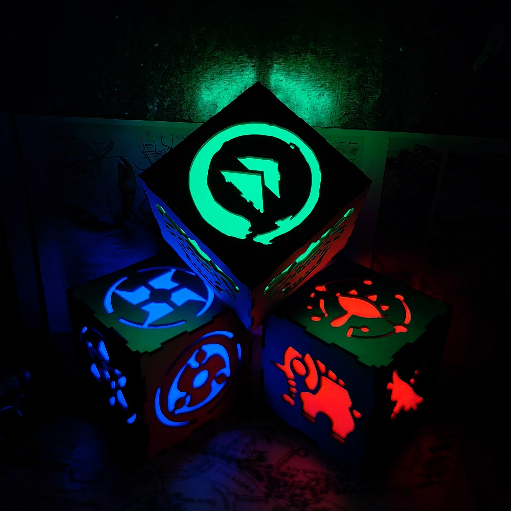 Samurai Mask Inspired Wooden Lantern Desk Decor - Tophatter Daily Deals