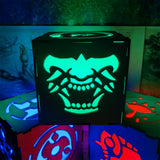 Samurai Mask Inspired Wooden Lantern Desk Decor - Tophatter Daily Deals