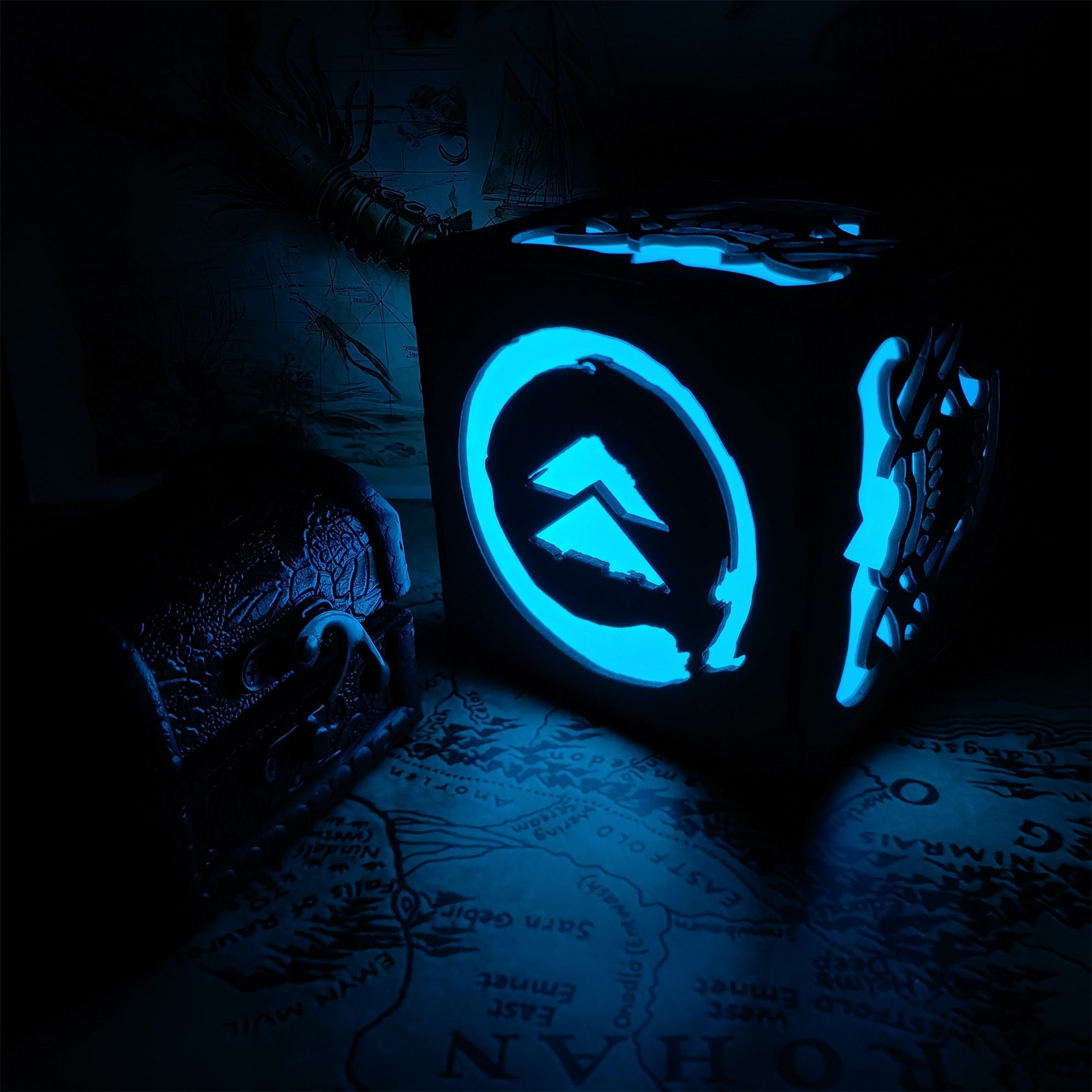 Samurai Mask Inspired Wooden Lantern Desk Decor - Tophatter Daily Deals