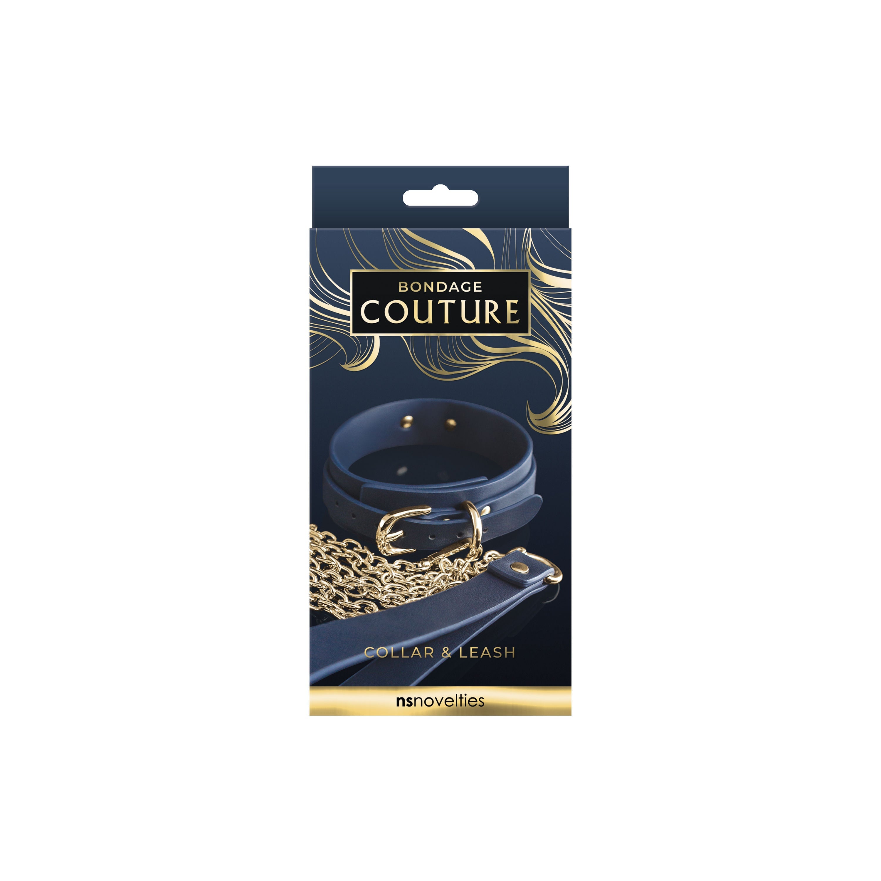 Bondage Couture Collar and Leash (Blue) – Luxury Accessory Collar 18.23 Inch x 1.22 Inch > Bondage Gear > Collars & Leashes - Tophatter Daily Deals