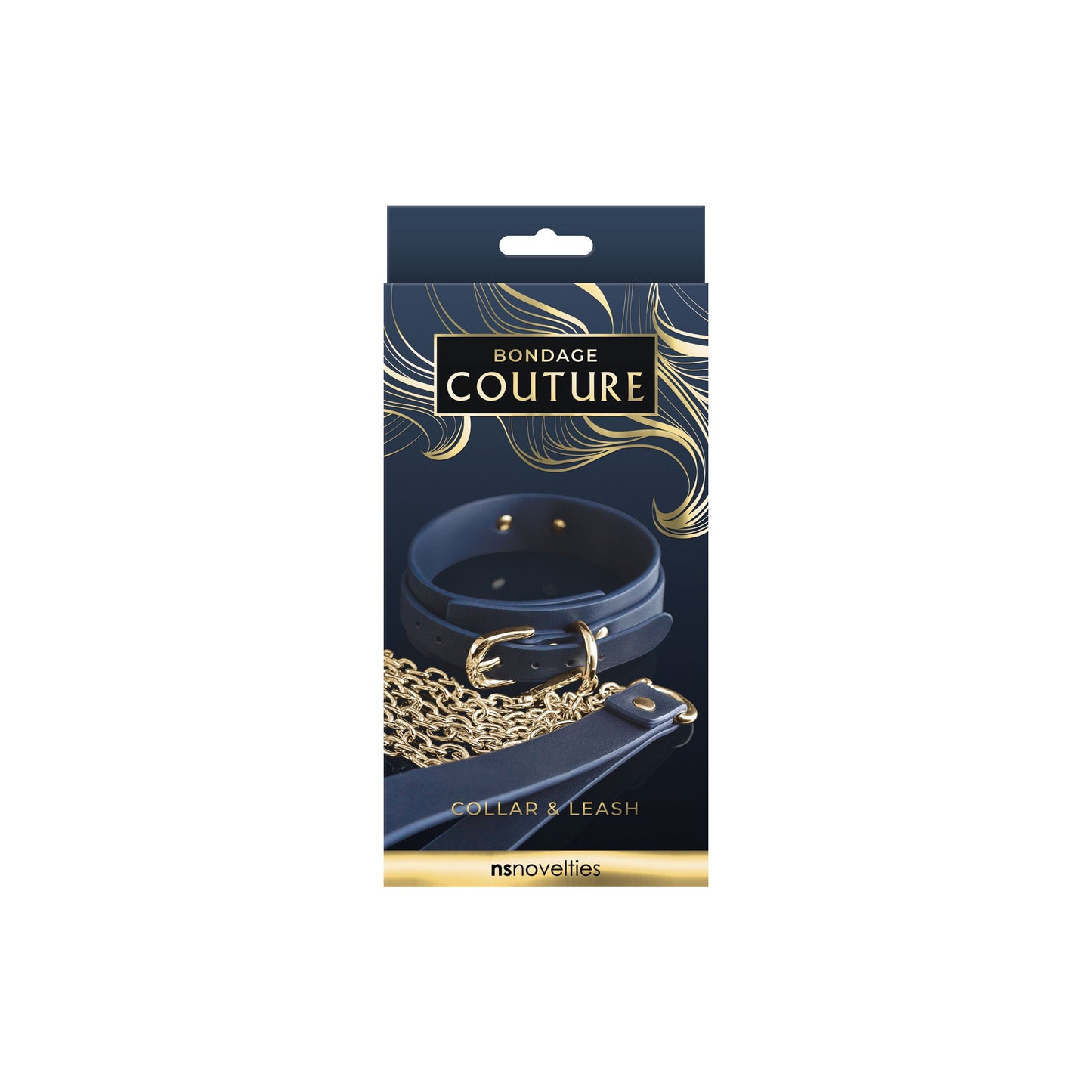 Bondage Couture Collar and Leash (Blue) – Luxury Accessory Collar 18.23 Inch x 1.22 Inch > Bondage Gear > Collars & Leashes - Tophatter Daily Deals
