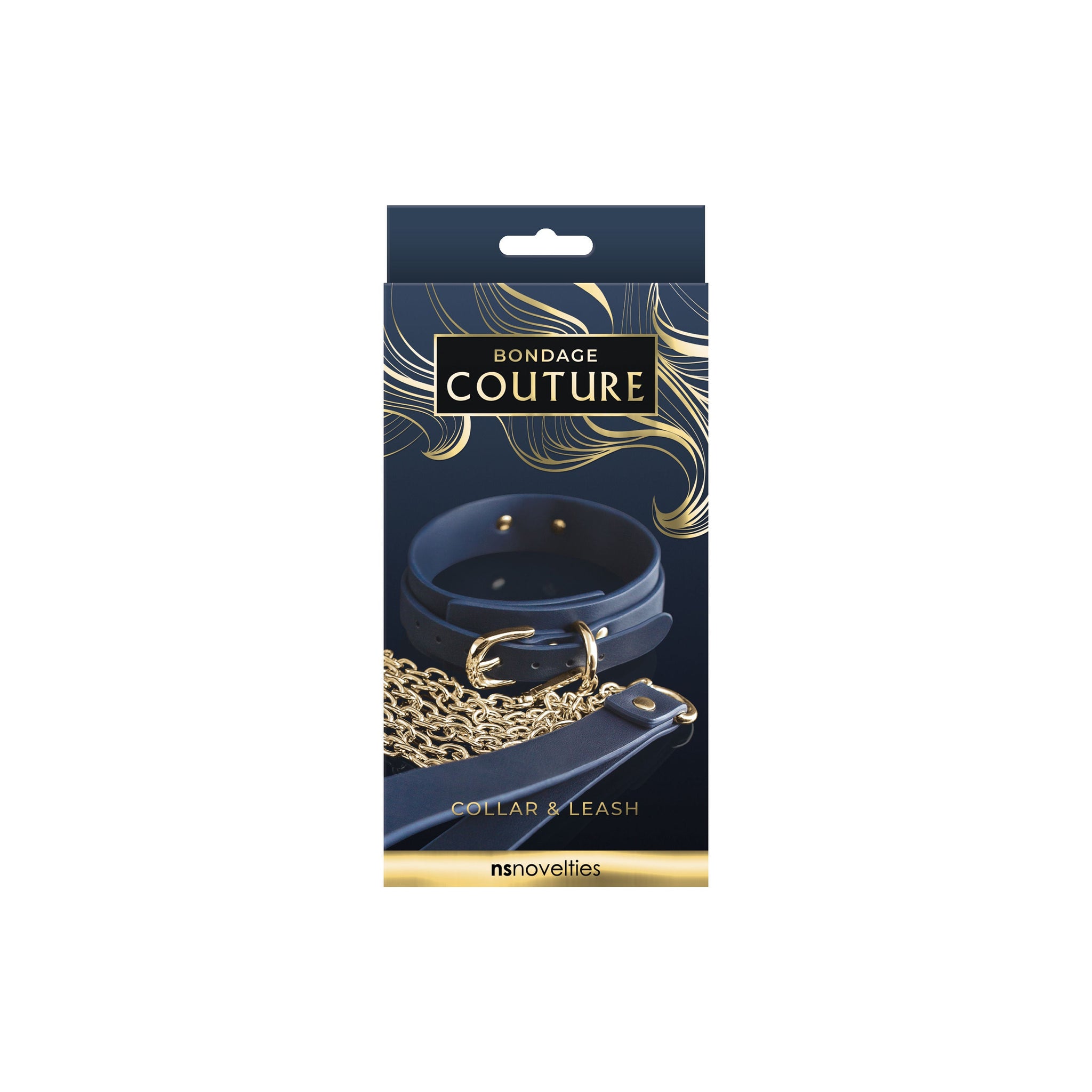 Bondage Couture Collar and Leash (Blue) – Luxury Accessory Collar 18.23 Inch x 1.22 Inch > Bondage Gear > Collars & Leashes - Tophatter Daily Deals