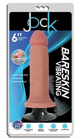 Jock 6 Inch Bareskin Vibrating Dong No Balls Vanilla > Vibrators > Realistic Vibrators - Tophatter Daily Deals