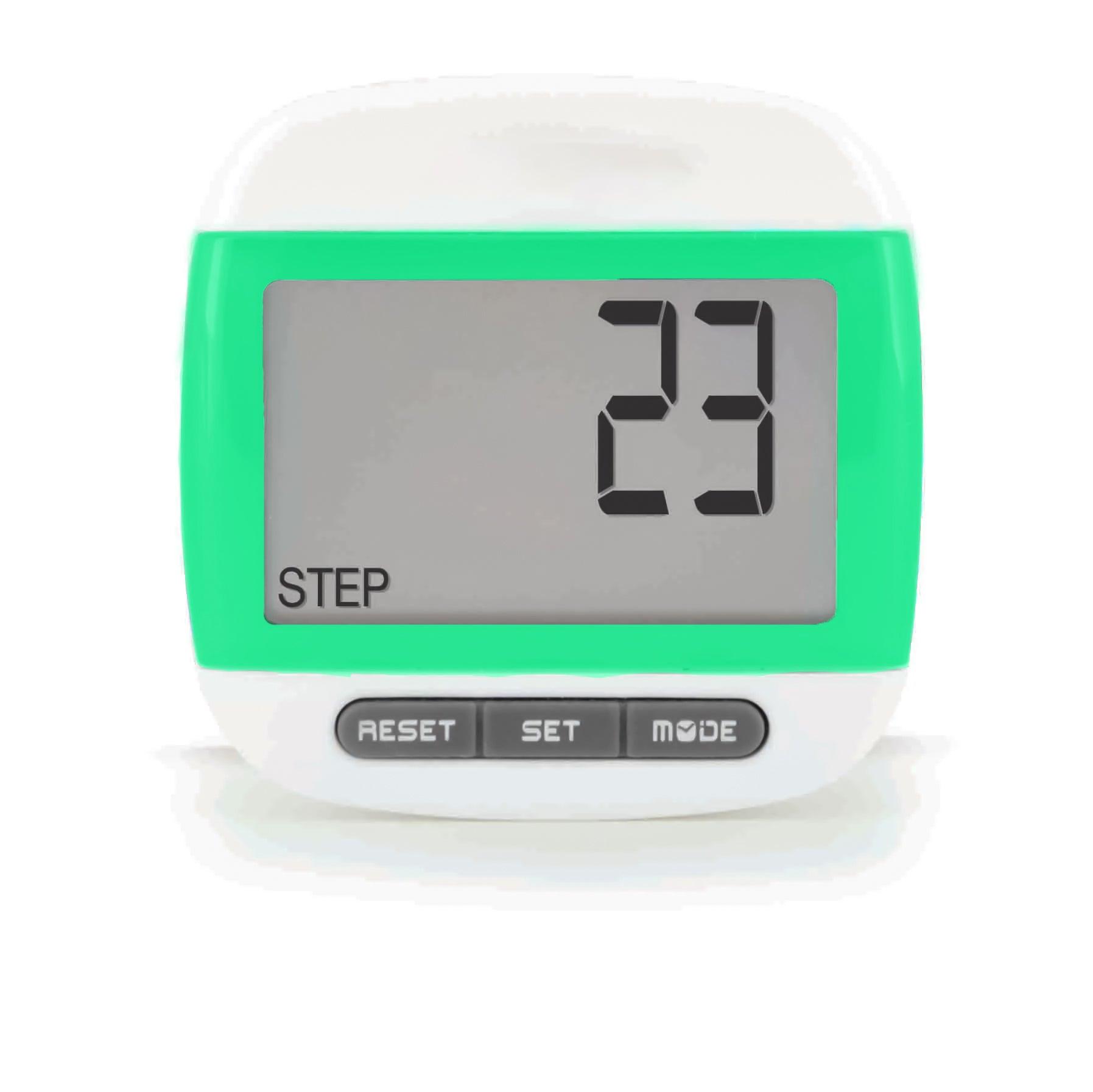 Pedometer For Walking - LCD Pedometer Step Walking Jogging Calorie Counter Distance Fitness+ Belt Clip Green Fitness - Tophatter Daily Deals