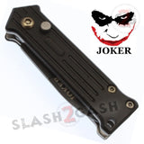 Mini Joker Automatic Knife Cali Legal Switchblade - Black Knife-Auto - Tophatter Daily Deals