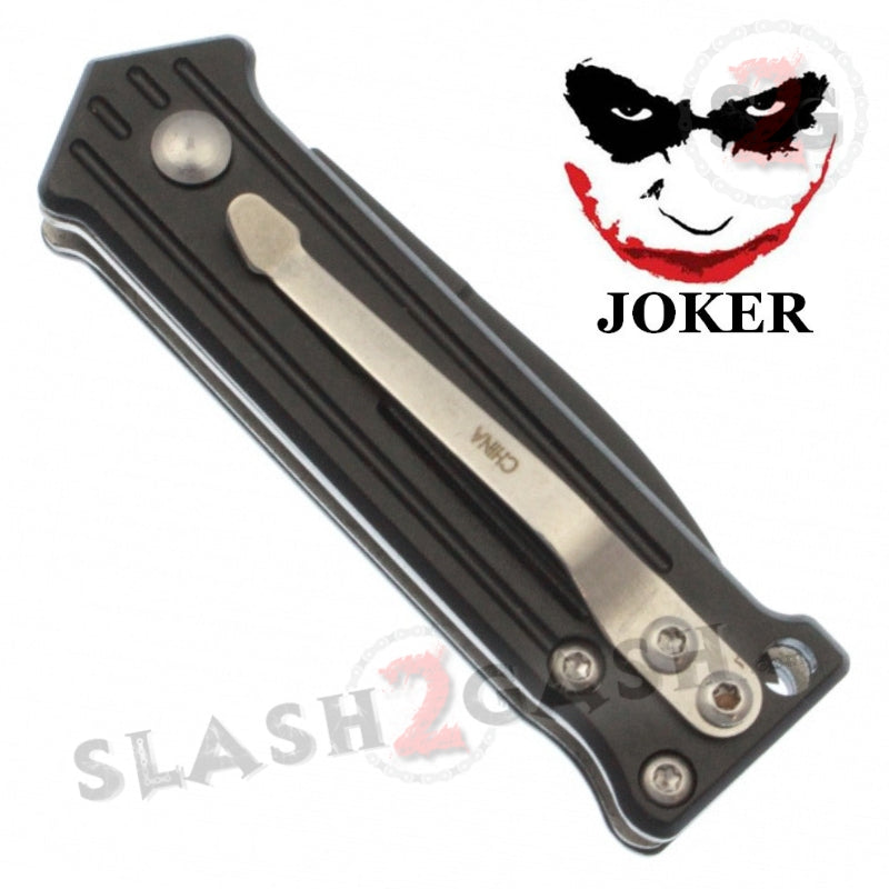 Mini Joker Automatic Knife Cali Legal Switchblade - Asst. colors Knife-Auto - Tophatter Daily Deals