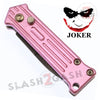 Mini Joker Automatic Knife Cali Legal Switchblade - Pink Knife-Auto - Tophatter Daily Deals
