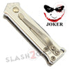 Mini Joker Automatic Knife Cali Legal Switchblade - Silver Knife-Auto - Tophatter Daily Deals