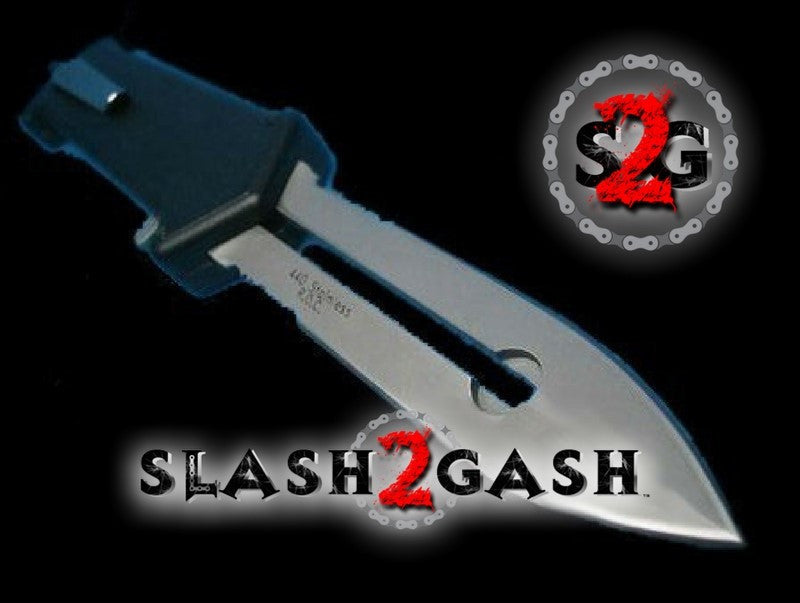 Cupid (Joker) OTF Automatic Knife S/A Grey Serrated Dagger TAIWAN Knife-OTF - Tophatter Daily Deals